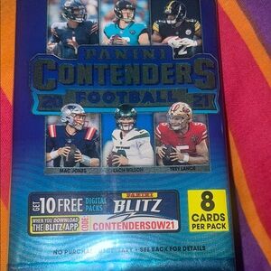 Panini Contenders 2021 Blue Football Cards
